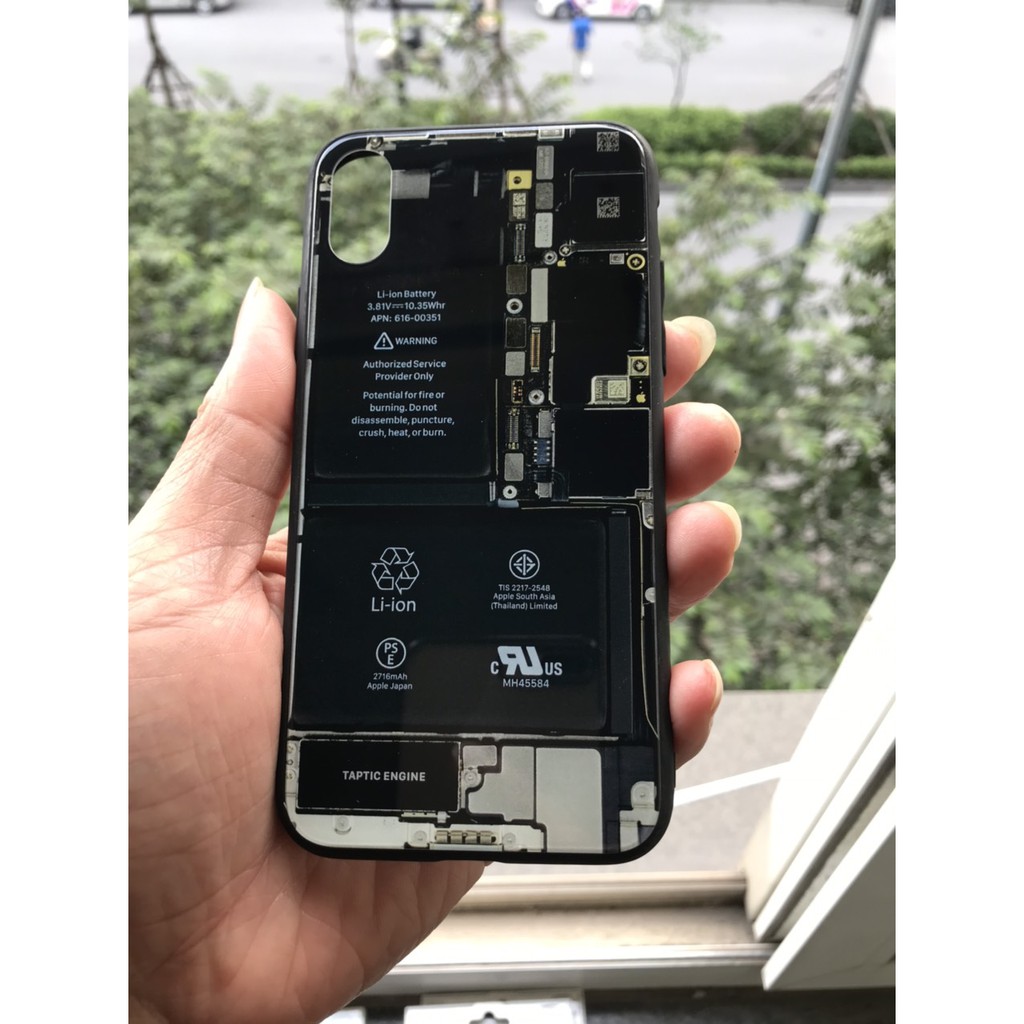 ỐP LƯNG GƯƠNG KÍNH IN HÌNH MAIN VIỀN DẺO REMAX CHO IPHONE 6 6S / PLUS X XS VIỀN ỐP THIẾT KẾ CHỐNG TRƯỢT