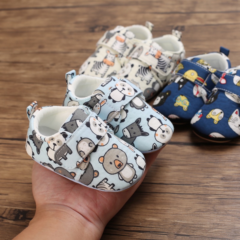 Giày Cao Su Mềm Chống Trượt Dễ Thương Cho Bé Sơ Sinh 0-18 Tháng Tuổi