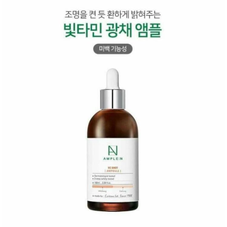 Mỹ phẩm nội địa Hàn Quốc Serum mờ thâm trắng da Coreana VC shot Ampoule