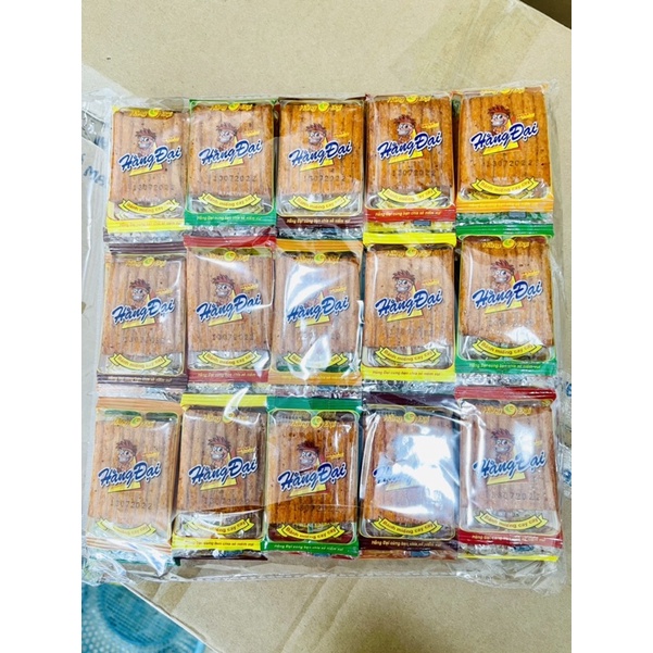 Combo 60 Gói Snack Sườn Dê Miếng Cay Hằng Đại, Snack Cay Cay Siêu Ngon, Date Mới Nhất