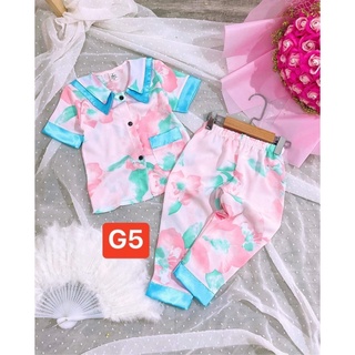 bộ pyjama lụa mango loại 1 sz 9-21kg