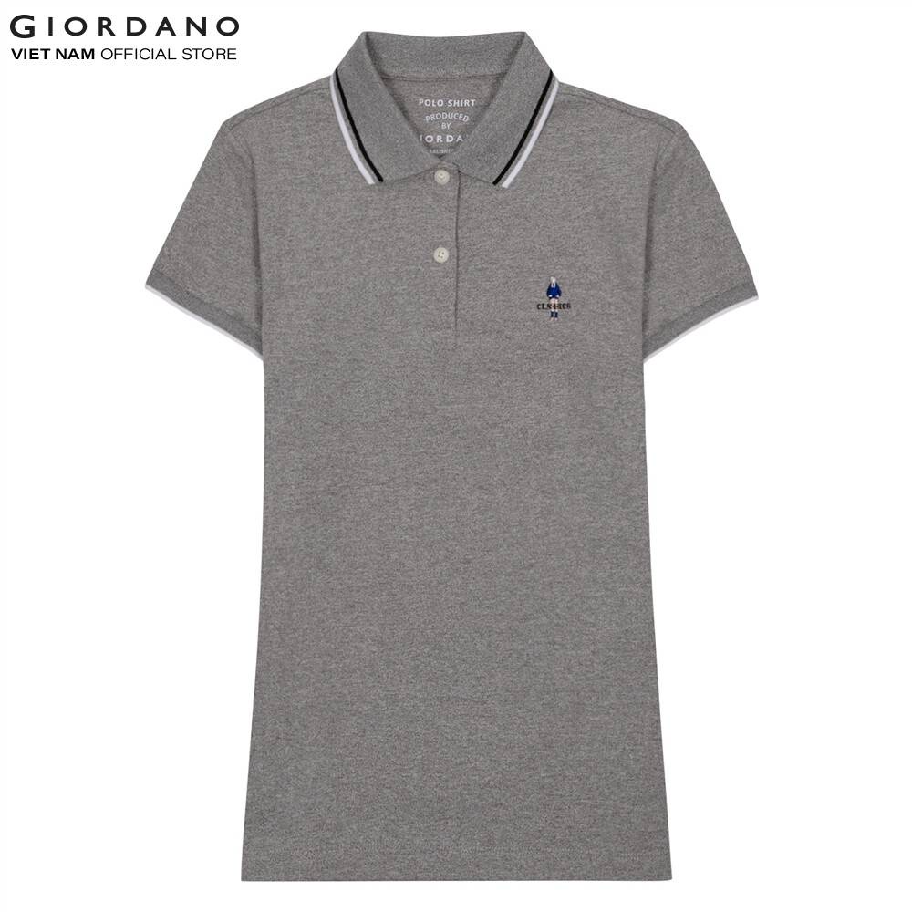 Áo thun có cổ nữ polo Giordano 05319260