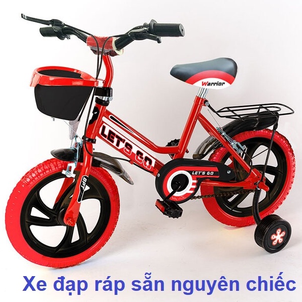 Xe đạp trẻ em 2 bánh LET'S GO cho bé trai,gái 2-3-4-5 tuổi Size 12-14inch