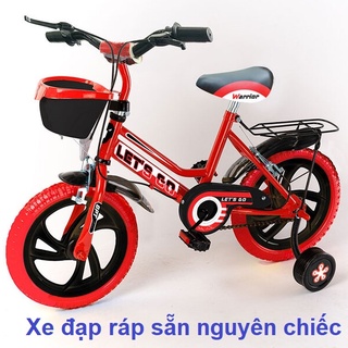 [Hỏa tốc] Xe đạp trẻ em 2 bánh LET'S GO cho bé trai,gái 2-3-4-5 tuổi Size 12-14inch