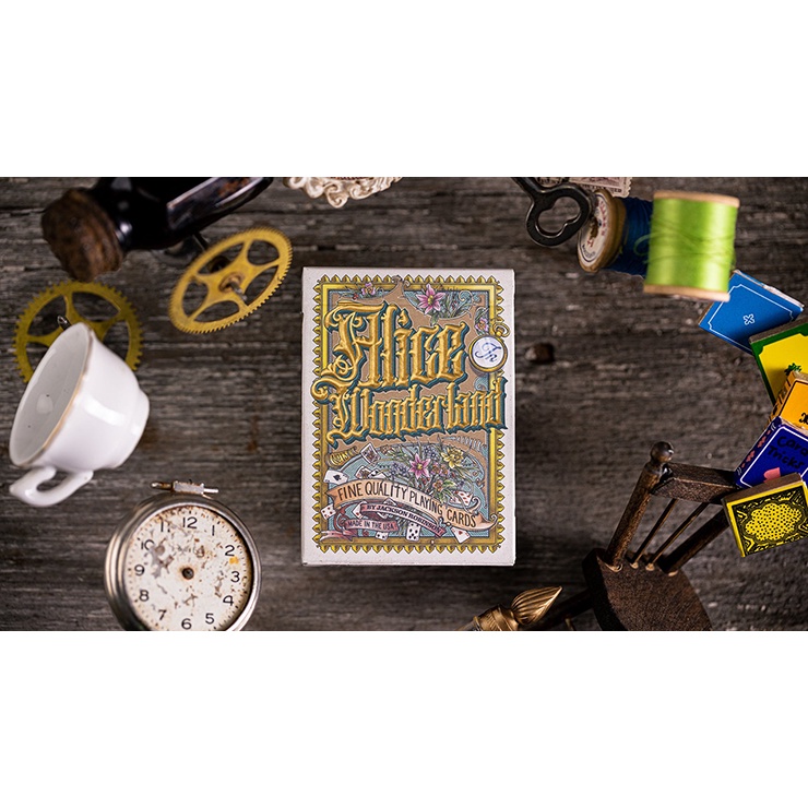 Bài Tây ảo thuật cao cấp chính hãng: Alice in Wonderland Playing Cards by Kings Wild