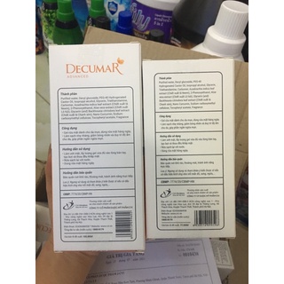 Sữa rửa mặt Decumar 100g,50g