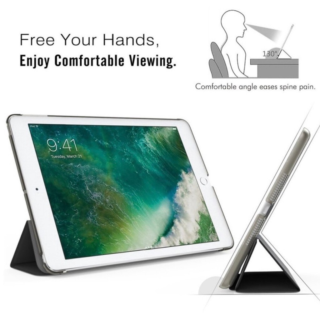 [SALE] Ốp iPad Màu Đen Trong Mờ Tuyệt Đẹp | BigBuy360 - bigbuy360.vn