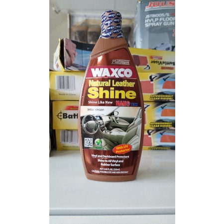 Kem dưỡng ghế da ôtô Waxco ,bóng da ô tô waxco