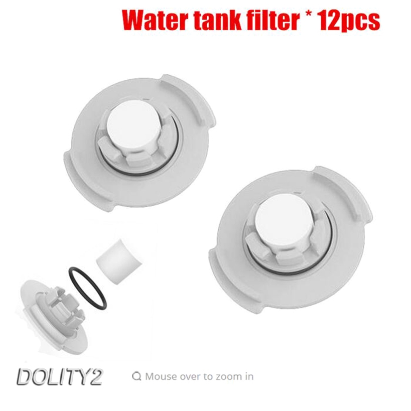 12pcs Water Tank Filters Parts for  Roborock Robot Vacuum Cleaner 2