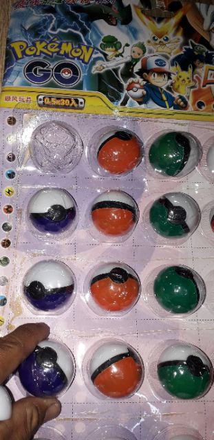 Combo 30 mô hình quả trứng và Pokemol bằng nhựa