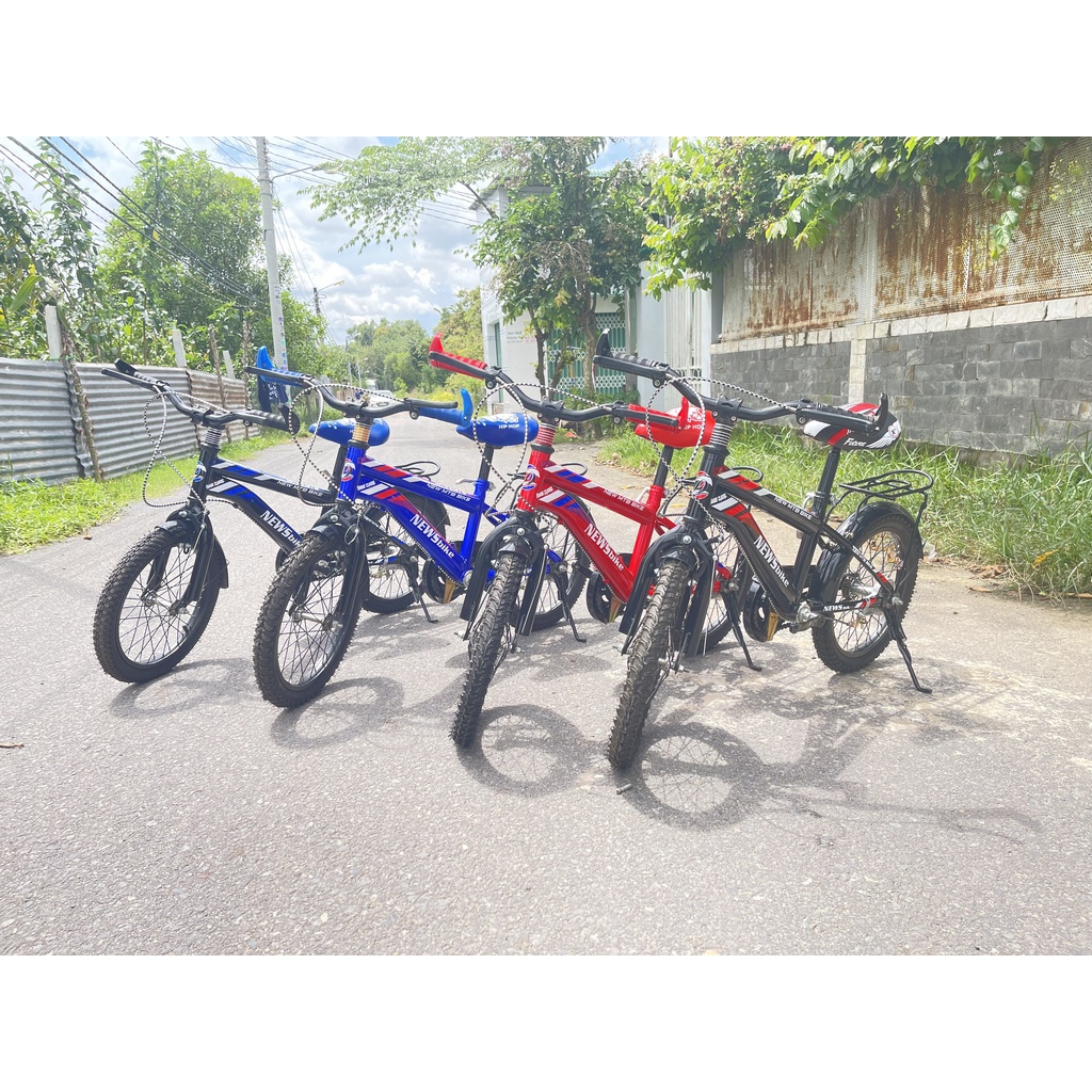 Xe đạp 16inch NEWS Bike - Baga - Sừng trâu - Chống ngiêng