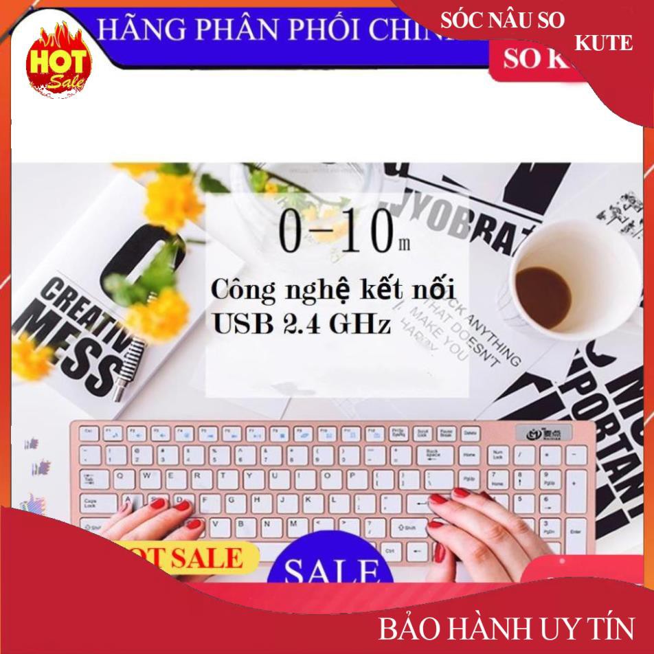 ✔️  Bàn phím chuột không dây logitech,Bàn phím + chuột máy tính MD -260 chơi game cực thích!  - Bảo hành úy tín 1 đổi 1