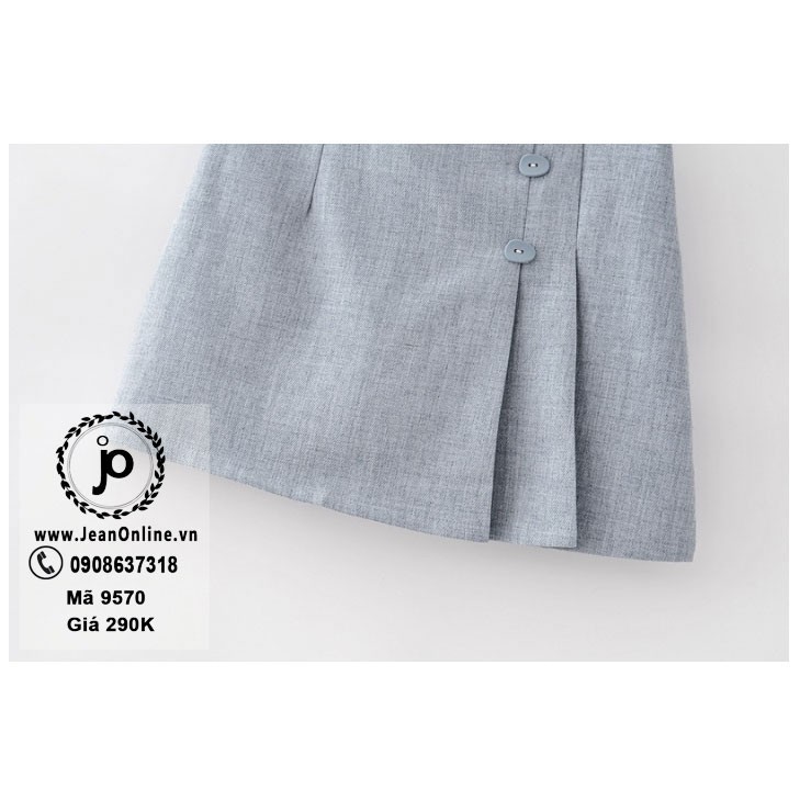 Short Váy Xếp Ly Nút (MS 9570) | BigBuy360 - bigbuy360.vn