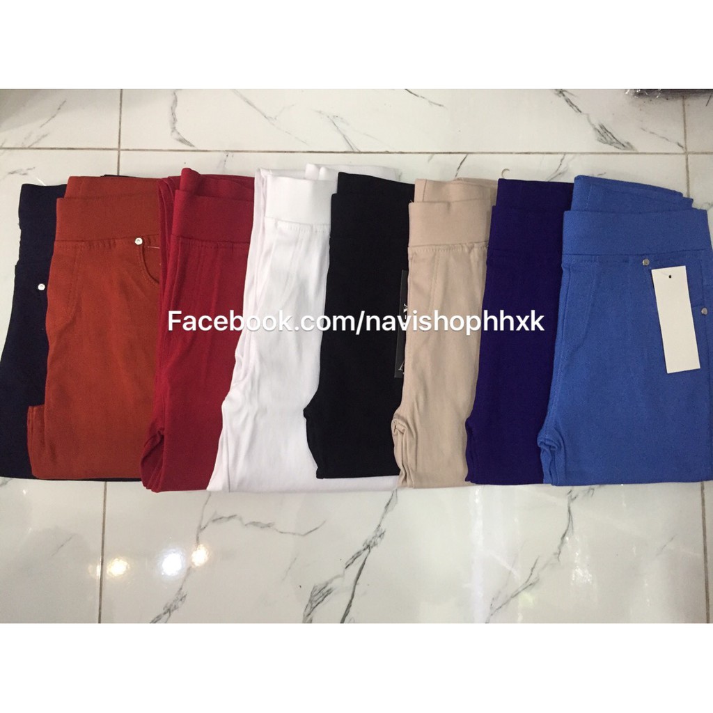 Quần skinny nữ Navi co dãn không dây kéo