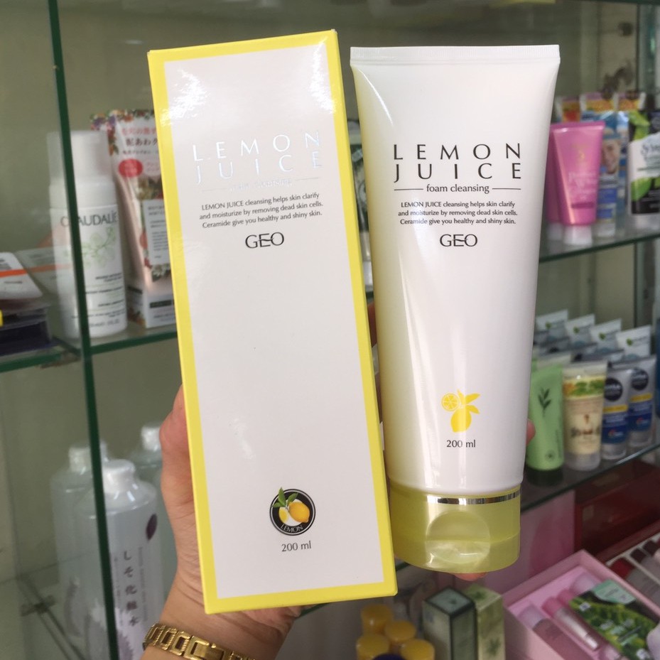 Sữa Rửa Mặt Geo Lemon Juice Foam Cleansing 200ml