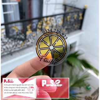 IN ẤN TEM DECAL GIẤY - DECAL TRONG A4/A3