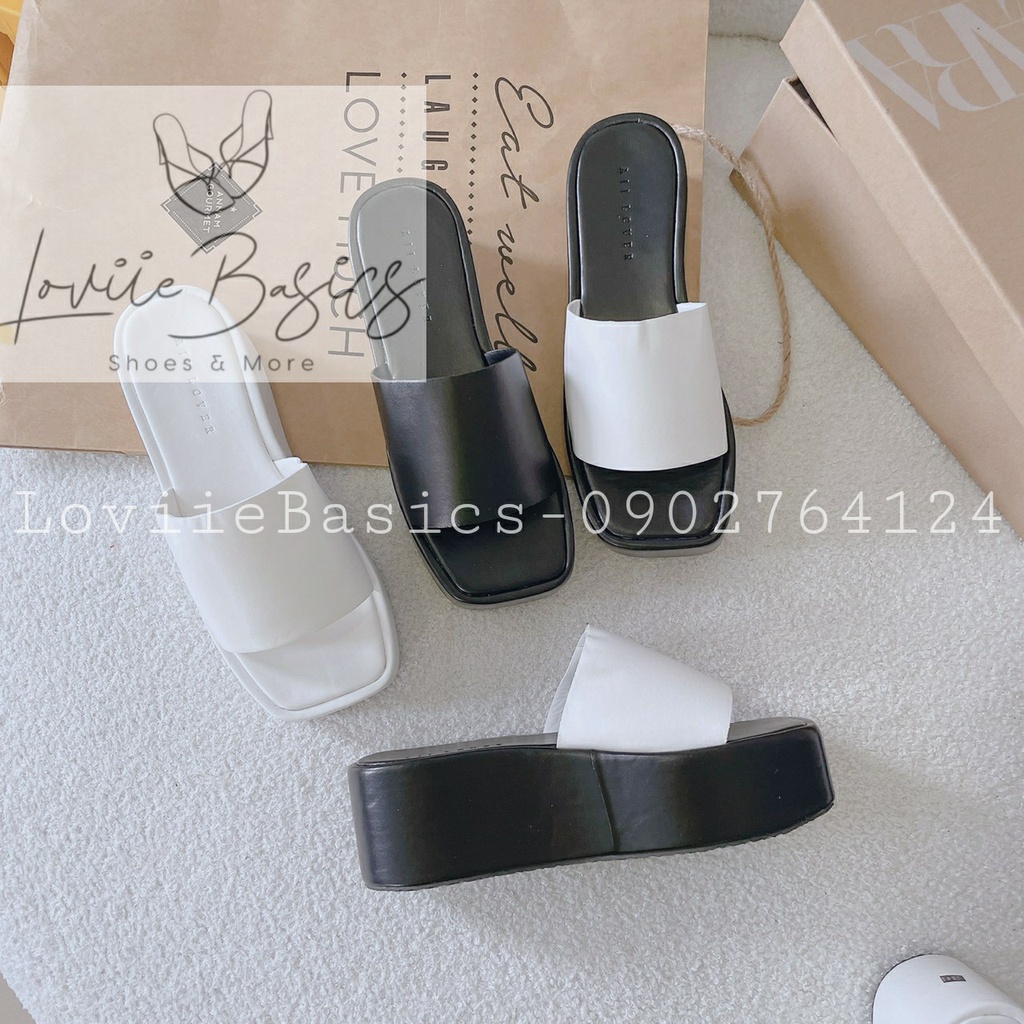DÉP NỮ LOVIIE BASICS - DÉP LÊ THỜI TRANG QUAI KẸP - DÉP BỆT XỎ NGÓN ĐẾ THẤP D1111 D220604