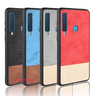 Ốp lưng Samsung Galaxy A9 2018 Leather Color lưng da
