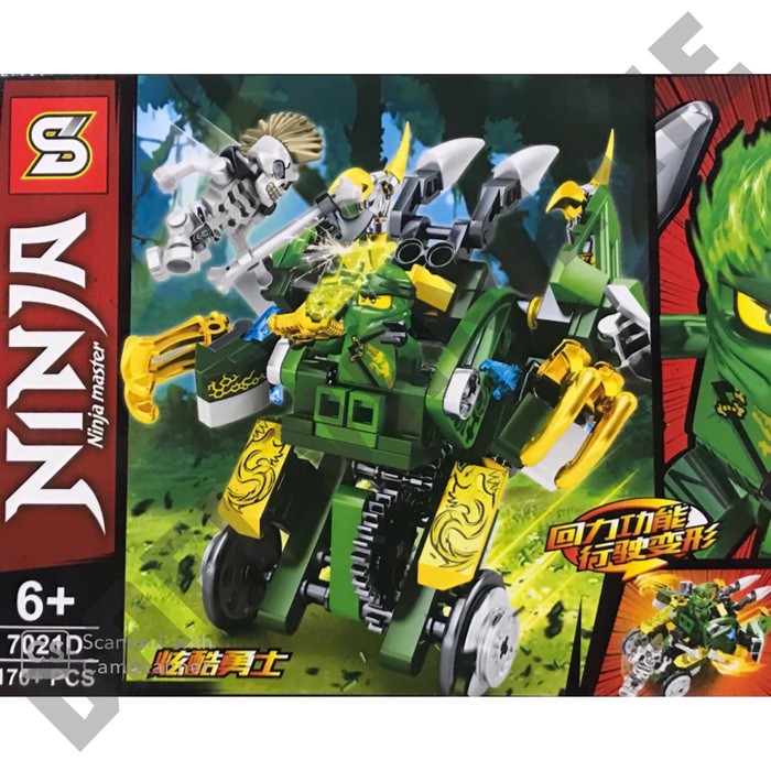Lego ninja master Cỗ máy chiến đấu 7021