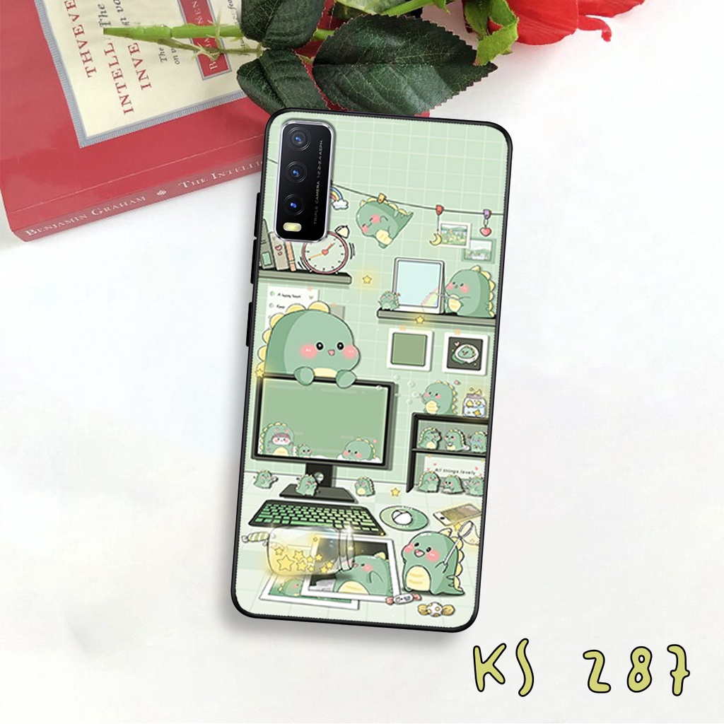 Ốp lưng Vivo Y20 - Vivo Y20s - Vivo Y12s - Ốp lưng in hình khủng long,dinosaur dễ thương