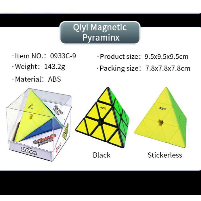 Rubik QiYi MS Pyraminx Có Nam Châm Rubik Tam Giác