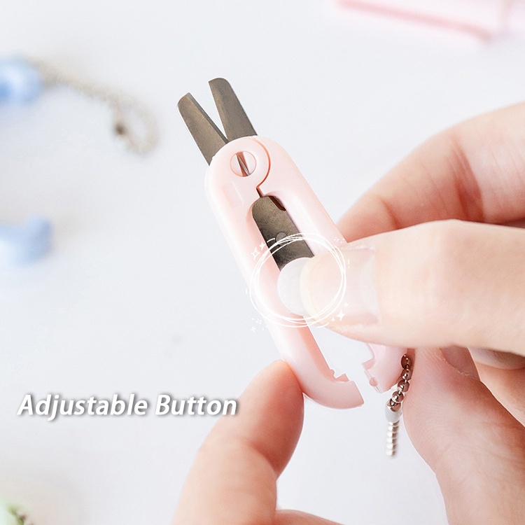 Kéo Gấp Mini Di Động Cắt Giấy Nghệ Thuật Sáng Tạo Cho Văn Phòng / Trường Học