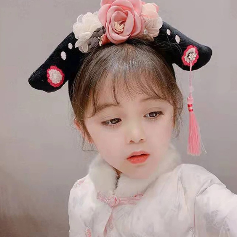 Cài Tóc Tua Rua Phong Cách Trung Hoa Cho Bé Gái