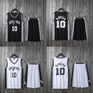 San antonio spurs 10 demar derozan jersey Quần Áo Thể Thao Bóng Rổ Mùa Hè Cho Nam