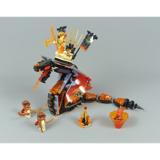 Lắp ráp Ninjago 11329 / 60097 Rắn Lửa Khổng Lồ Tấn Công
