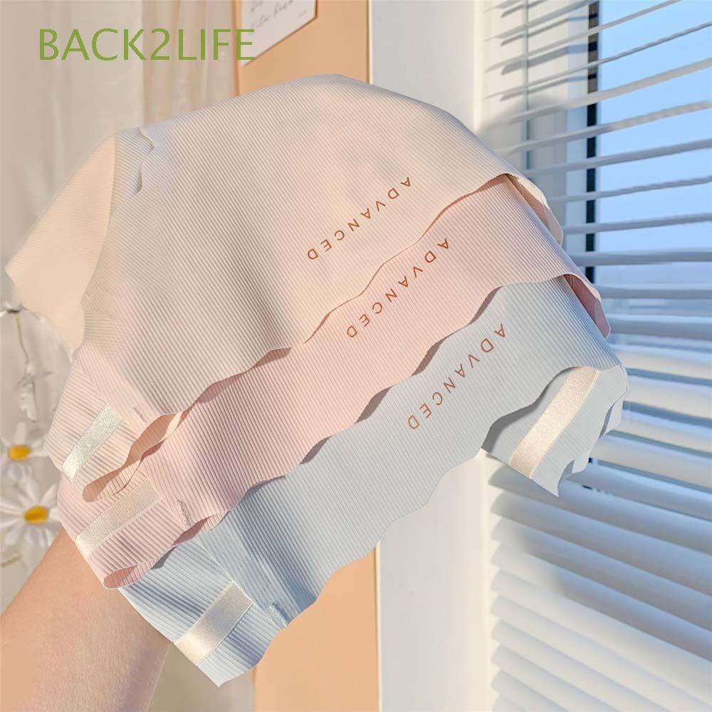 Set 2 Quần Lót Nữ Màu Trơn Viền Ren Gợn Sóng