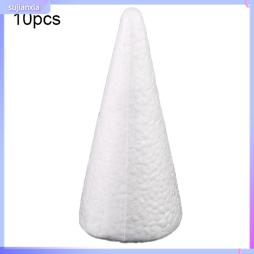 Set 10 Nón Xốp Hình Chóp Dùng Để Trang Trí Giáng Sinh