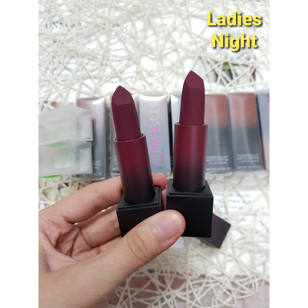 Son thỏi Huda Powder Bullet Matte Lipstick