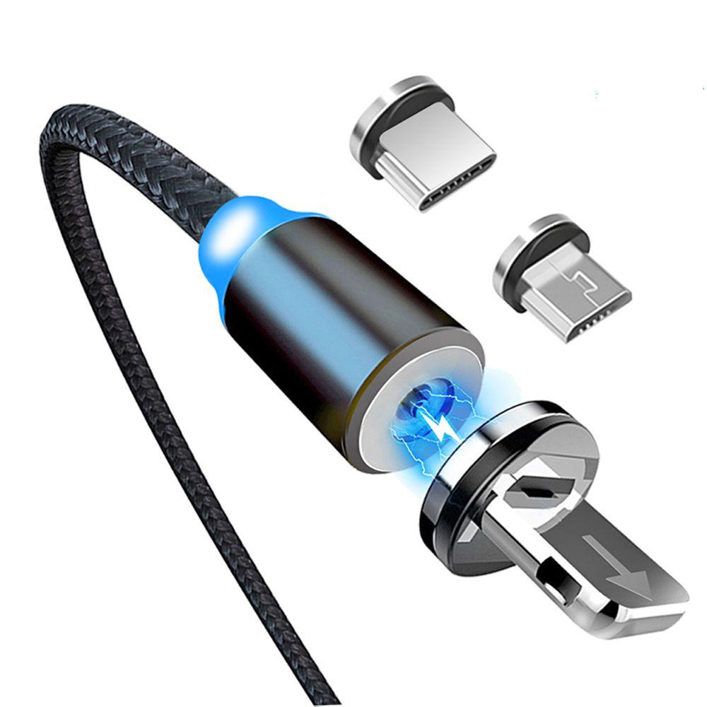 Cáp Sạc USB Xoay 360 Độ Bện Sợi Nylon