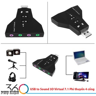 USB Sound 7.1 Phi thuyền