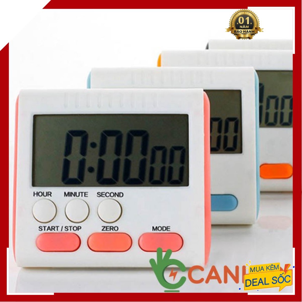 Đồng Hồ 🍀FREESHIP🍀 Đồng Hồ Đếm Ngược Bấm Giờ mini canino v3