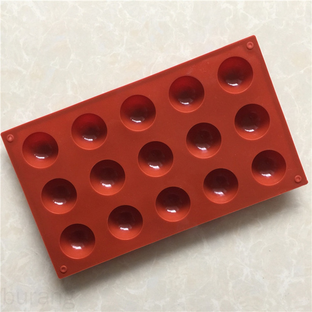 Cake Mould Silicone 15 Cavities Pastry Tray Baking DIY Fondant Mold Kitchen Supplies burang