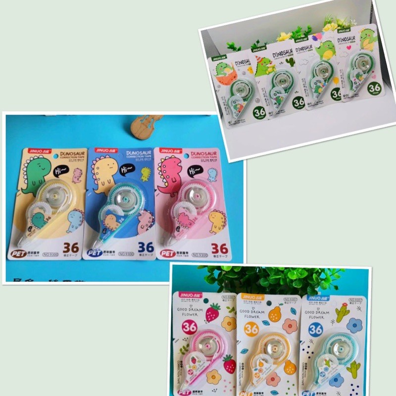 Bút xoá kéo khủng long/trái bơ