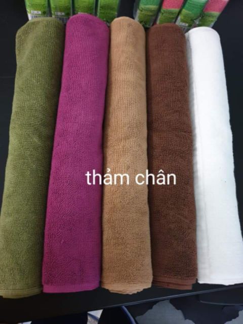 Thảm chân khách sạn 5 sao 100% cotton nhiều màu