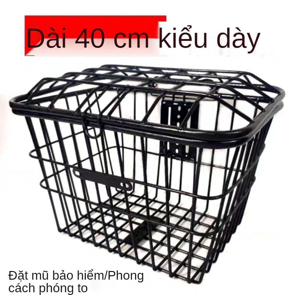 Giỏ xe phóng to, giỏ xe đạp điện, giỏ xe bố trí hàng ghế sau, giỏ xe gắn phía trước, bút cho thú cưng