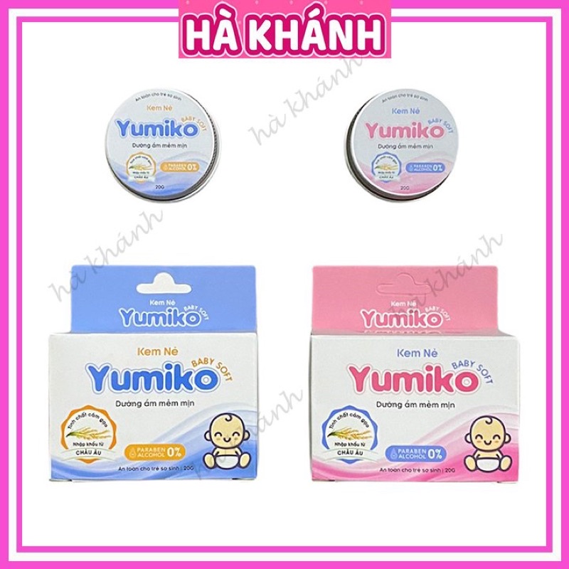 Kem nẻ Yumiko 20g chống nẻ, dưỡng ẩm da mềm mịn, an toàn cho trẻ sơ sinh