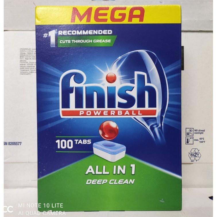 Hộp 100 viên rửa bát Finish All in 1 [rẻ vô địch tại đây]