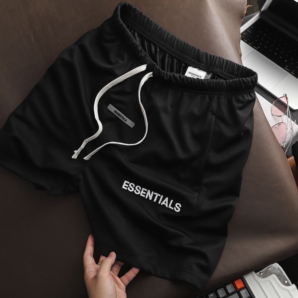 Quần short lửng nam lưng chun, chất thun vải mè cao cấp, phong cách streetstyle cá tính 10110