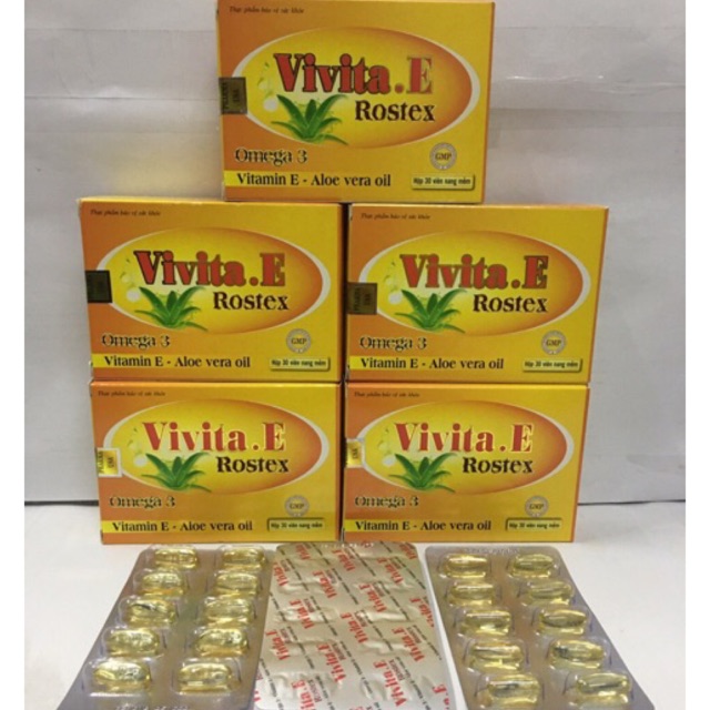 Vita E Bổ sung Vitamin E Hỗ trợ chống Oxy hoá, giúp sáng da, mịn da