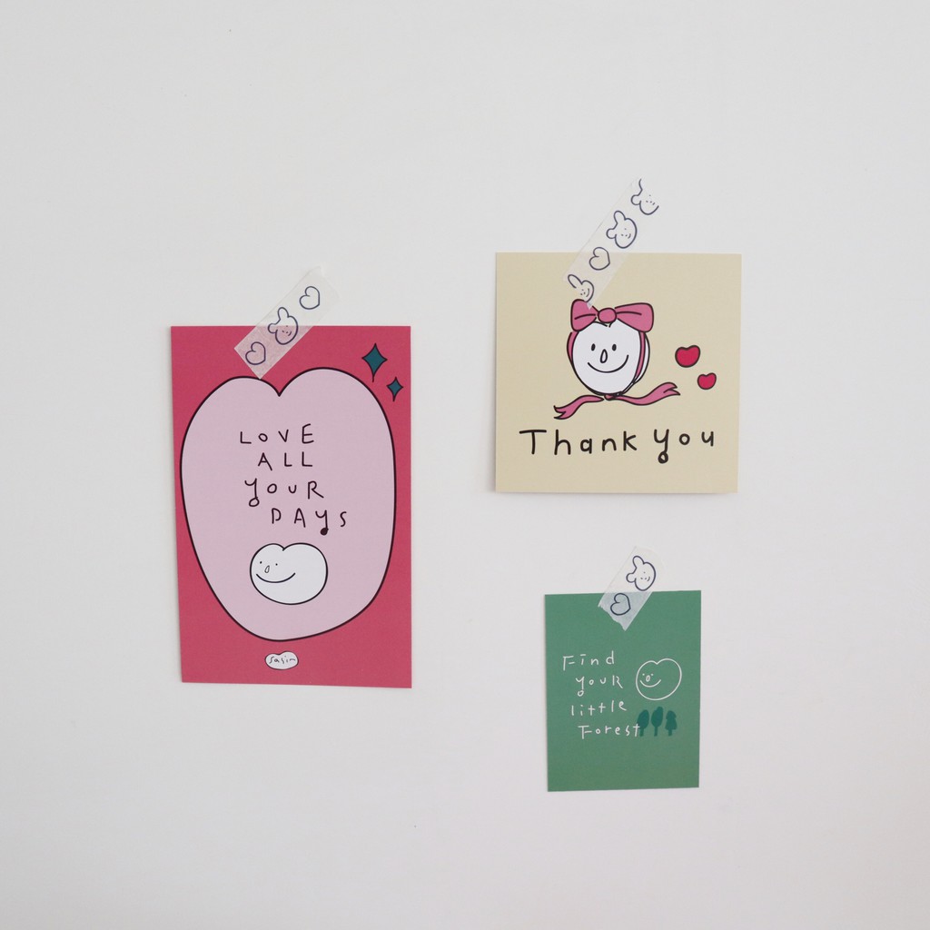 Set Of 6 Cute Cards For Posters/Birthday Cards/Postcards