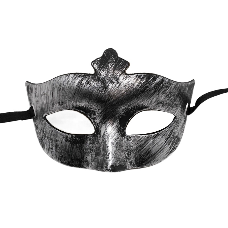 Mặt Nạ Hóa Trang Halloween Bằng Kim Loại Phong Cách Vintage
