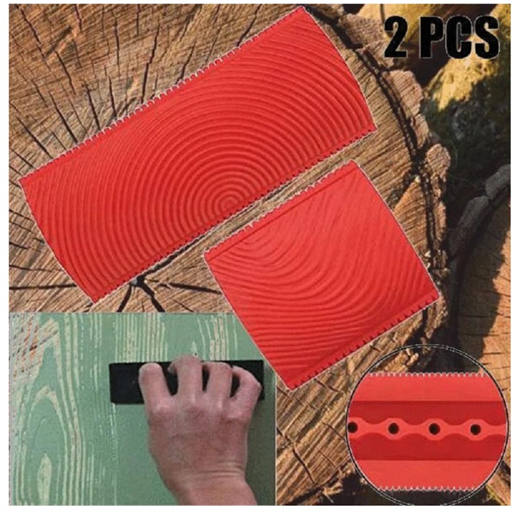 Lu lăn sơn giả gỗ - cọ tạo vân gỗ