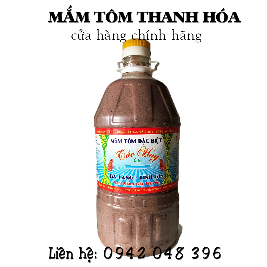 Mắm tôm Ba Làng Thanh Hoá 5 lít loại ngon