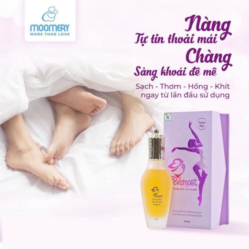 [Bán chạy]] Evamost - Dung dịch vệ sinh Evamost - CHÍNH HÃNG - MOOMERY - NHÃ PHƯƠNG - Thơm - Hồng - Khít - Dung tích 120