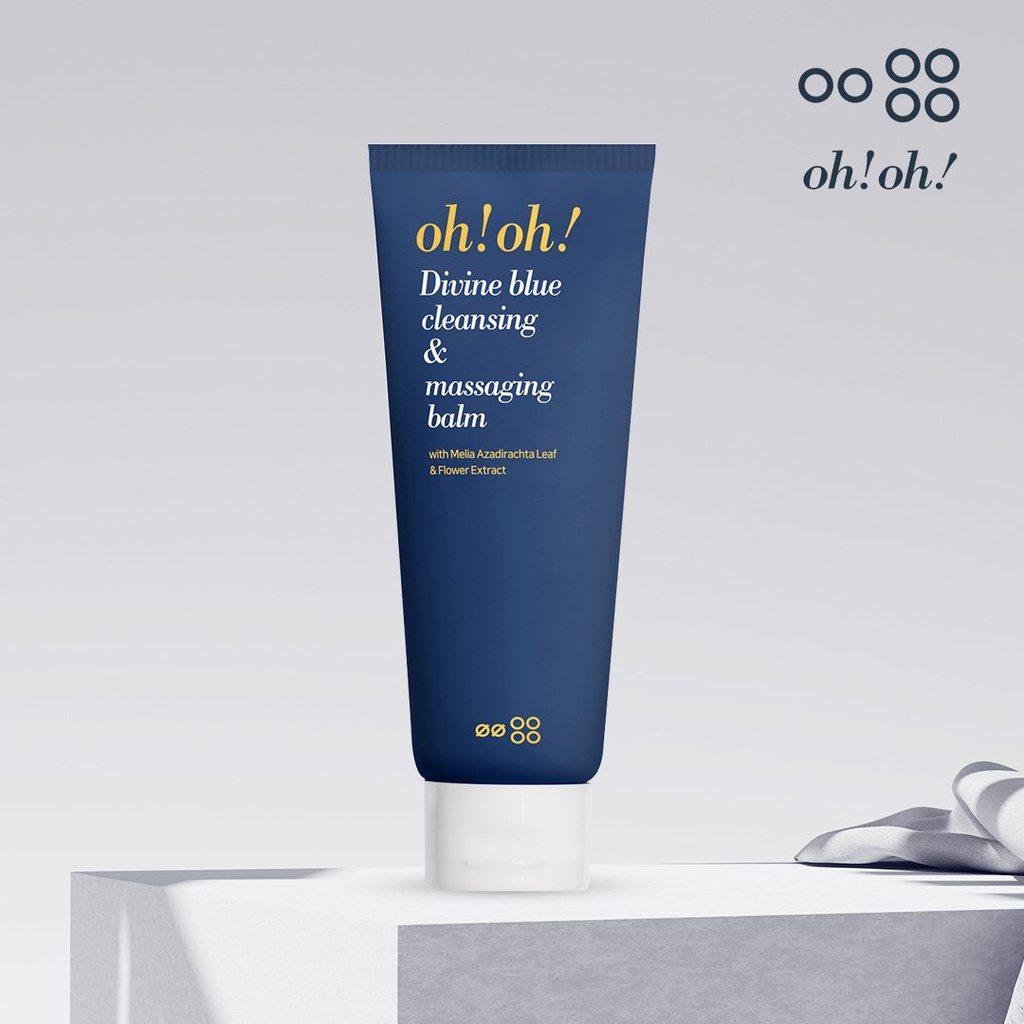 Sáp Tẩy Trang Làm Sạch Sâu oh!oh! Divine Blue Cleansing & Massaging Balm