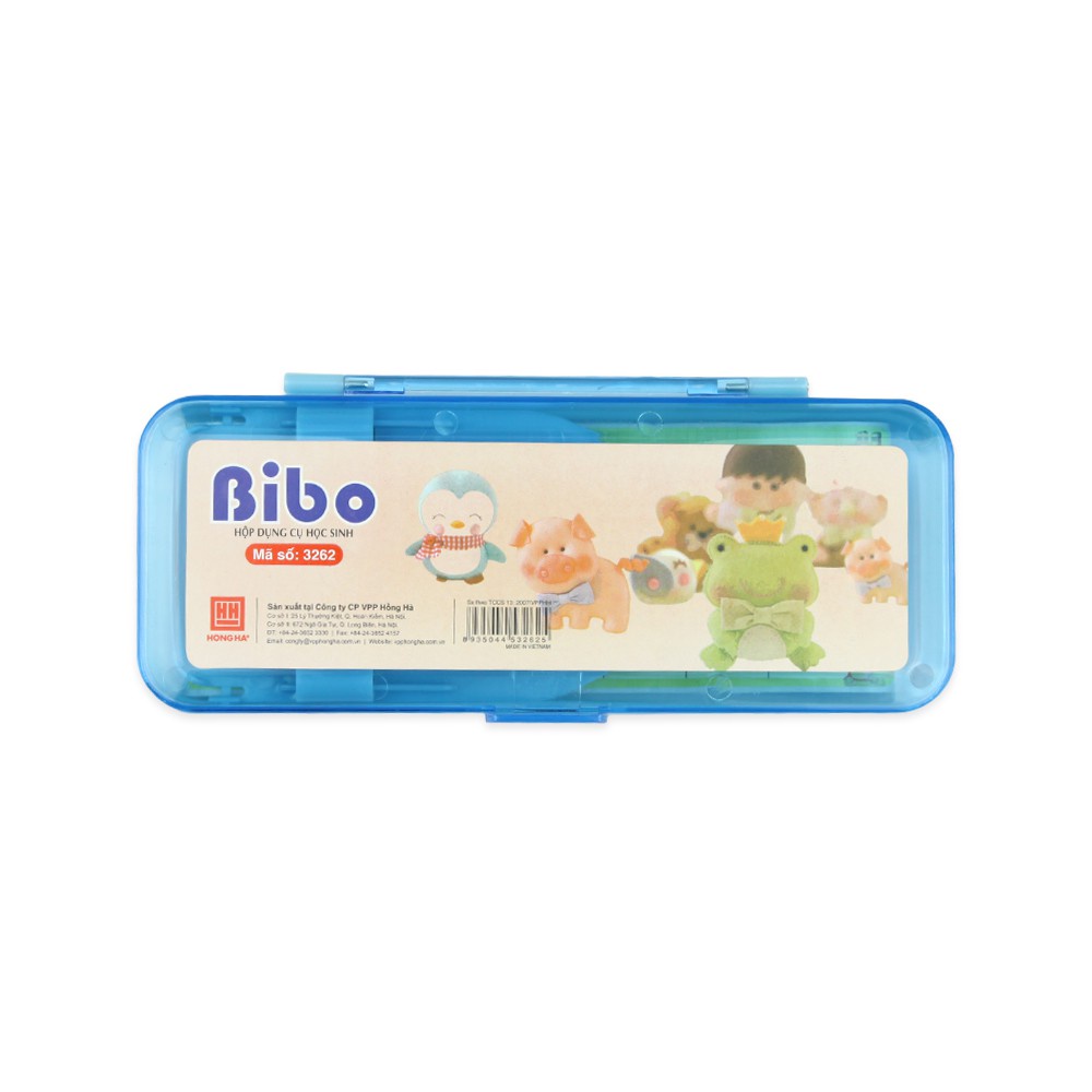Hộp bút Bibo Hồng Hà cho học sinh cấp 1 - 3262